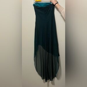 Elegant Teal Evening Dress